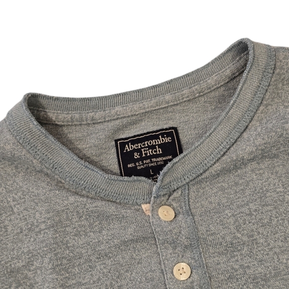 Abercrombie & Fitch Bundle Pullover Hoodie Henley 1/4 Zip Shirt Mens Large - Picture 7 of 10